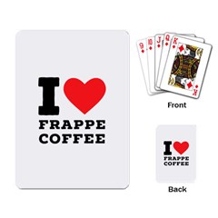 I Love Frappe Coffee Playing Cards Single Design (rectangle) by ilovewhateva