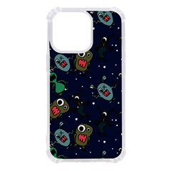 Monster-alien-pattern-seamless-background Iphone 13 Pro Tpu Uv Print Case by Wav3s