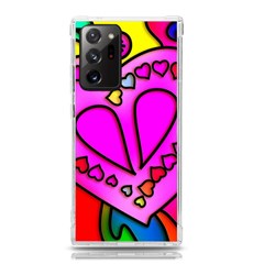 Stained Glass Love Heart Samsung Galaxy Note 20 Ultra Tpu Uv Case by Vaneshart