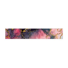 Pink Texture Resin Premium Plush Fleece Scarf (mini) by Vaneshop