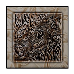 Zebra Abstract Background Tile Coaster by Vaneshop