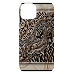 Zebra Abstract Background Iphone 14 Black Uv Print Case by Vaneshop