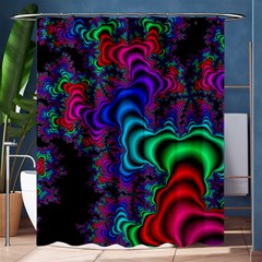 Abstract Piece Color Shower Curtain 60  X 72  (medium)  by Vaneshop