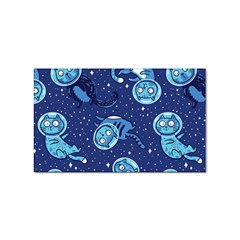 Cat Spacesuit Space Suit Astronaut Pattern Sticker (rectangular) by Wav3s