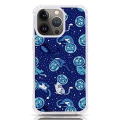 Cat Spacesuit Space Suit Astronaut Pattern Iphone 13 Pro Tpu Uv Print Case by Wav3s