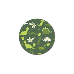 Cute Dinosaur Pattern Golf Ball Marker by Wav3s