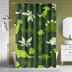 Cute Dinosaur Pattern Shower Curtain 48  X 72  (small)  by Wav3s