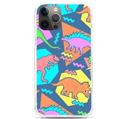 Dinosaur Pattern Iphone 12 Pro Max Tpu Uv Print Case by Wav3s