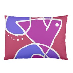 Mazipoodles In The Frame  - Pink Purple Pillow Case by Mazipoodles