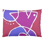 Mazipoodles In The Frame  - Pink Purple Pillow Case 26.62 x18.9  Pillow Case