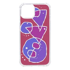 Mazipoodles In The Frame  - Pink Purple Iphone 14 Tpu Uv Print Case by Mazipoodles