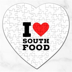 I Love South Food Jigsaw Puzzle (heart) by ilovewhateva