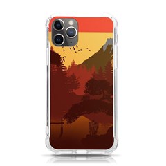 Japan Art Illustration Iphone 11 Pro 5 8 Inch Tpu Uv Print Case by Grandong