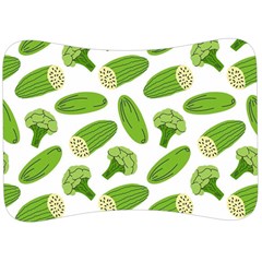 Vegetable Pattern With Composition Broccoli Velour Seat Head Rest Cushion by Grandong