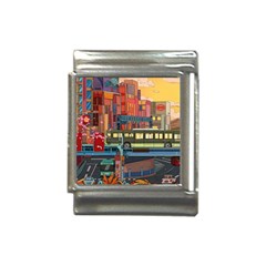 The City Style Bus Fantasy Architecture Art Italian Charm (13mm) by Grandong