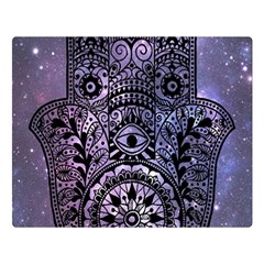 Hamsa Hand Premium Plush Fleece Blanket (large) by Bangk1t