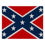 Rebel flag  Premium Plush Fleece Blanket (Large) 80 x60  Blanket Front