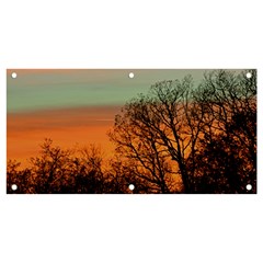 Twilight Sunset Sky Evening Clouds Banner And Sign 4  X 2  by Amaryn4rt