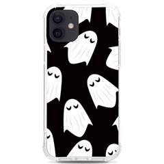 Ghost Halloween Pattern Iphone 12/12 Pro Tpu Uv Print Case by Amaryn4rt