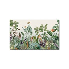 Tropical Jungle Plants Sticker (rectangular) by Ravend