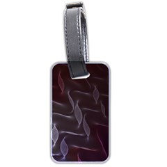 Curve Wave Line Texture Element Luggage Tag (two Sides) by Vaneshop