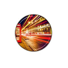 Telephone Box London Night Hat Clip Ball Marker by Uceng