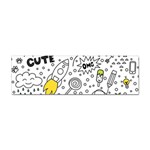 Set-cute-colorful-doodle-hand-drawing Sticker Bumper (100 pack) Front