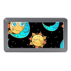 Seamless-pattern-with-sun-moon-children Memory Card Reader (mini) by uniart180623