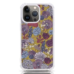 Floral-seamless-pattern-with-flowers-vintage-background-colorful-illustration Iphone 13 Pro Tpu Uv Print Case by uniart180623