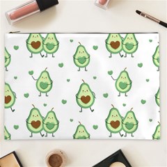 Cute-seamless-pattern-with-avocado-lovers Cosmetic Bag (xxl) by uniart180623