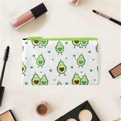 Cute-seamless-pattern-with-avocado-lovers Cosmetic Bag (xs) by uniart180623