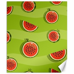 Seamless-background-with-watermelon-slices Canvas 20  X 24  by uniart180623