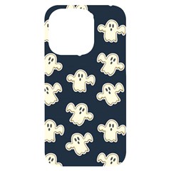 Hand-drawn-ghost-pattern Iphone 14 Pro Black Uv Print Case by uniart180623