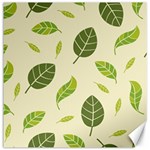 Leaf-spring-seamless-pattern-fresh-green-color-nature Canvas 16  x 16  15.2 x15.41  Canvas - 1