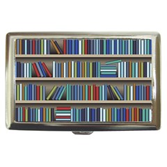 Bookshelf Cigarette Money Case by uniart180623