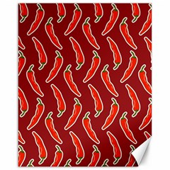 Chili-pattern-red Canvas 16  X 20  by uniart180623