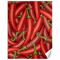 Seamless-chili-pepper-pattern Canvas 12  X 16  by uniart180623