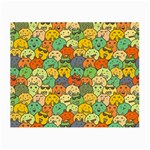 Seamless Pattern With Doodle Bunny Small Glasses Cloth (2 Sides) Front