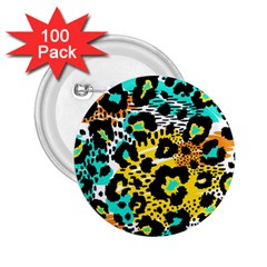 Seamless-leopard-wild-pattern-animal-print 2 25  Buttons (100 Pack)  by uniart180623