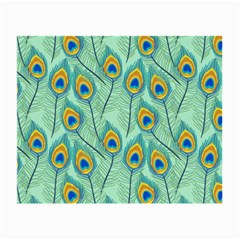 Lovely-peacock-feather-pattern-with-flat-design Small Glasses Cloth by uniart180623