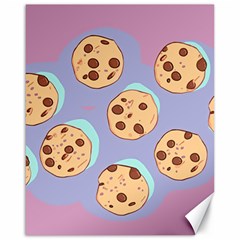 Cookies Chocolate Chips Chocolate Cookies Sweets Canvas 16  X 20  by uniart180623