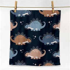 Dino Art Pattern Design Wallpaper Background Face Towel by uniart180623