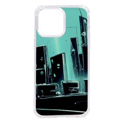 Buildings City Urban Destruction Background Iphone 14 Pro Max Tpu Uv Print Case by uniart180623