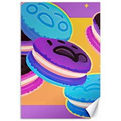 Cookies Chocolate Cookies Sweets Snacks Baked Goods Food Canvas 12  X 18  by uniart180623