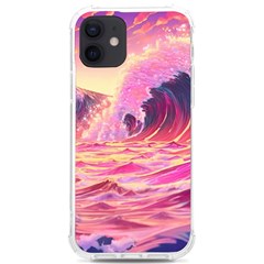 Waves Ocean Sea Tsunami Nautical Red Yellow Iphone 12/12 Pro Tpu Uv Print Case by uniart180623