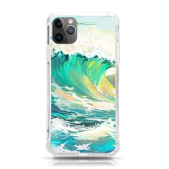 Waves Ocean Sea Tsunami Nautical Art Iphone 11 Pro Max 6 5 Inch Tpu Uv Print Case by uniart180623