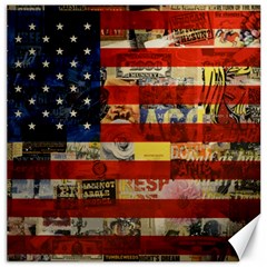 Usa Flag United States Canvas 12  X 12  by uniart180623