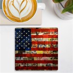 Usa Flag United States UV Print Square Tile Coaster  Front