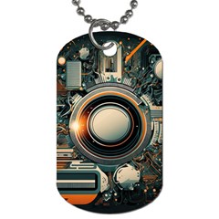 Technology Robot Internet Processor Dog Tag (two Sides) by Ravend