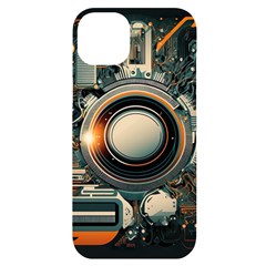 Technology Robot Internet Processor Iphone 14 Plus Black Uv Print Case by Ravend